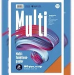 Staufen&reg; 734051694 Multifunktionspapier 7X PLUS - A4, 160 g/qm, orange, 25 Blatt