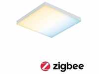 Paulmann LED Panel Smart Home Zigbee Velora eckig 225x225mm Tunable White Weiß matt