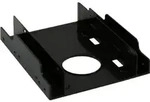 LC Power Einbaurahmen 3.5" auf 2x 2.5" Kunststoff Schwarz