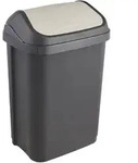 keeeper 1030682600000 Abfalleimer "swantje" 10 Liter anthrazit / creme
