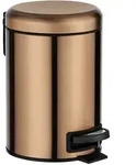 WENKO Kosmetik Treteimer Mod. Leman, Kupfer-Metallic, 3 L