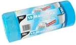 Starpak M&uuml;lls&auml;cke mit Zugband, 120 L, blau, 15 St&uuml;ck