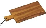KESPER Schneidebrett aus Akazienholz mit Griff, 29 x 14 x 1,5 cm (H&ouml;he).