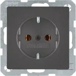 Berker SCHUKO-Steckdose anth/sa 41436086