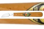 Kirschen Kerbschnitzmesser, lange schr&auml;ge Schneide