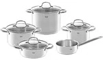 Fissler - San Francisco - Set 5-teilig (Topf + Glasdeckel 16 + 20 + 24 cm,