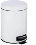 WENKO Kosmetik Treteimer Mod. Leman Wei&szlig; 5L