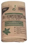 PAPSTAR 50 Kompostbeutel aus Papier 10 l 35 cm x 21 cm x 15 cm braun