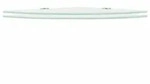 vidaXL Eckregale 2 Stk. mit verchromten Halterungen Glas Wei&szlig; 35x35 cm