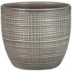 Scheurich Corteza, Blumentopf aus Keramik, Farbe: Pimienta, 15.6 cm Durchmesser, 14