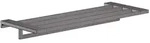 hansgrohe AddStoris Q Handtuchablage mit Handtuchhalter, Brushed Black Chrome