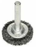 Scheibenb&uuml;rste, gewellt, 30 mm, 0,2 mm, 6 mm, 4500 U/min