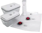 Zwilling Vakuum Starterset, M/L / 7-tlg Borosilikatglas Wei&szlig; Premium EU