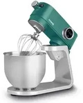 H.Koenig KM128 K&uuml;chenmaschine, professionell, multifunktionell, 5 l, Edelstahl,