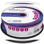 MediaRange MR201 CD-R Rohlinge - 700MB/80Min, 52-fach/Spindel, Packung mit 25 St&uuml;ck