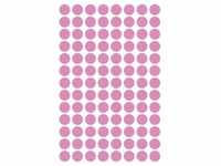 Markierungspunkte, Ø 8 mm, 4 Bogen/416 Etiketten, rosé