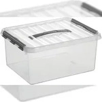 helit Aufbewahrungsbox 15L - transparent