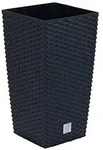 Prosperplast - Rato Pflanzentopf mit 7,2 Litern und Einsatz 17 x 17 x 32,4 cm in