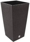 Prosperplast - Rato Pflanzentopf mit 35 Litern und Einsatz 28,7 x 28,7 x 55 cm in