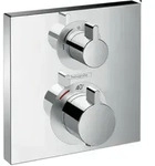 HG Fertigset Thermostat Ecostat Square f&uuml;r 1 Verbraucher verchromt
