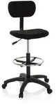 Arbeitsstuhl / Arbeitshocker TOP WORK 05 Stoff schwarz hjh OFFICE