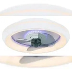 Globo Lighting Globo JOEY Deckenventilator Metall wei&szlig;, LED