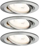 Paulmann Premium LED Einbauleuchte Coin Basisset schwenkbarrund 84mm 50&deg; Coin 3x6,3W