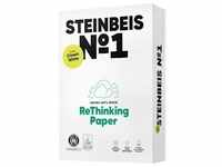 Steinbeis No. 1 Kopierpapier, Recycling, DIN A4, 80 g/qm, weiß, Weißegrad: 55...