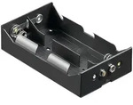 goobay Batteriehalter , 4xMonoD mit Druckknopfanschluss