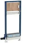 Geberit Duofix Element f&uuml;r Dusche, 130 cm, mit Wandablauf, Wandarmatur Unterputz,