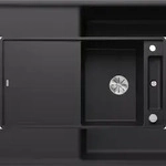 BLANCO GmbH + Co KG BLANCO AXIA III 5 S-F Sp&uuml;le 525846 schwarz fl&auml;chenb&uuml;ndig ab 50