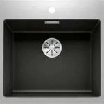 BLANCO GmbH + Co KG BLANCO SUBLINE 500-IF/A SteelFrame Einbausp&uuml;le SILGRANIT schwarz
