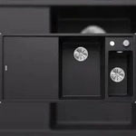 BLANCO GmbH + Co KG BLANCO AXIA III 6 S Sp&uuml;le, Becken 525850 schwarz, Einbau von