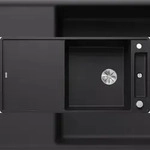 BLANCO GmbH + Co KG BLANCO AXIA III XL 6 S-F Sp&uuml;le schwarz, fl&auml;chenb&uuml;ndig ab 60 cm