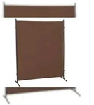Merxx Sichtschutz Textil, 150 x 190 cm, Stahl/Textil, 1 Segment, Taupe