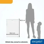 Exquisit K&uuml;hlschrank KS16-4-HE-040D weiss | Nutzinhalt: 109 L |...