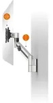 Durable Monitorhalter mit Arm f&uuml;r 1 Monitor silber Wandbefestigung