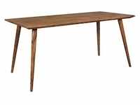 Wohnling Esstisch REPA 120 x 60 cm Esszimmertisch Sheesham Massiv Holz Tisch
