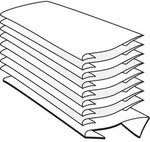 Scott HOSTESS Papierhandtuch NATURA 6810 2lg. C-Falz wei&szlig; 20x140St&uuml;ck