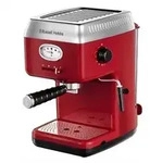 Russell Hobbs 28250-56 Retro Ribbon Red, Espressomaschine mit Milchschaumd&uuml;se,