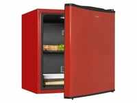 Exquisit Mini Kühlschrank KB05-V-151F rot | 41 l Nutzinhalt | Rot