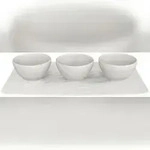 Villeroy & Boch Manufacture Rock blanc Set Dipsch&auml;lchen 4tlg. 28x17cm