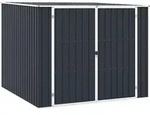 vidaXL Ger&auml;tehaus Anthrazit 195x198x159 cm Verzinkter Stahl