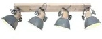 Mexlite Spot 2729GR dimmbar 4-flammig E27-Fassung