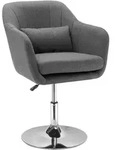 HOMCOM - Sessel - 60B x 60T x 79-91H cm - grau