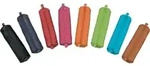 J&uuml;scha Alassio Schlamperrolle Leder Etui Faulenzer Federmappe Stiftetui blau 43139