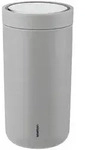 Stelton A/S Stelton To Go Click Becher, Trinkbecher, Cup, Edelstahl, Kunststoff,