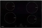 vidaXL Induktionskochfeld mit 4 Platten Touch Control Glas 77cm 7000 W