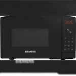 Siemens iQ300, Freistehende Mikrowelle, 44 x 26 cm, Schwarz, Edelstahl FF023LMB2