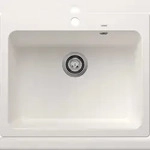 BLANCO GmbH + Co KG BLANCO NAYA 6 Einbausp&uuml;le SILGRANIT wei&szlig; ab 60 cm
